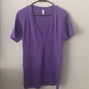 Men’s (S) American Apparel Super Deep V-Neck
